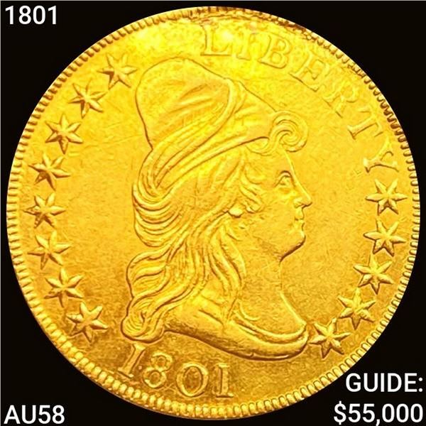 1801 $10 Gold Eagle CHOICE AU