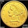 Image 1 : 1866-S $5 Gold Half Eagle UNCIRCULATED