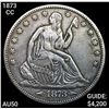 Image 1 : 1873-CC Seated Liberty Half Dollar HIGH GRADE