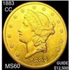 Image 1 : 1883-CC $20 Gold Double Eagle UNCIRCULATED