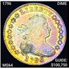 Image 1 : 1796 Draped Bust Dime CHOICE BU