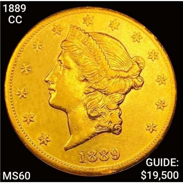 1889-CC $20 Gold Double Eagle UNCIRCULATED