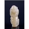 Image 5 : Chinese White Hardstone Carved Ruyi Boy Statue