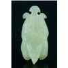 Image 3 : Two Pieces of Chinese Hardstone Carved Pendants