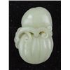 Image 1 : Chinese Hetian Jade Carved Lotus Pendant