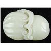 Image 3 : Chinese Hetian Jade Carved Lotus Pendant