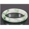 Image 1 : Burma Green and White Jadeite Bangle