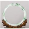 Image 2 : Burma Green and White Jadeite Bangle