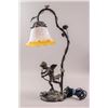 Image 2 : Iron Lamp Signed Houdon
