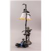 Image 4 : Iron Lamp Signed Houdon
