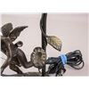 Image 8 : Iron Lamp Signed Houdon