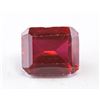 Image 1 : 14.15ct Emerald Cut Red Ruby GGL Certificate