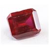 Image 2 : 14.15ct Emerald Cut Red Ruby GGL Certificate