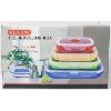 Image 1 : 4 SILICONE FOOD STORAGE CONTAINERS