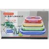 Image 1 : 4 SILICONE FOOD STORAGE CONTAINERS