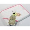 Image 1 : PRECIOUS MOMENTS HOODED BABY TOWEL