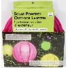 Image 1 : 10" PINK SOLAR POWERED OUT DOOR LANTERN