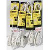 Image 1 : 4 POLARIZED 5' EXTENTION CORDS, 3 OUTLETS