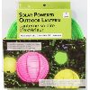 Image 1 : GREEN 10" SOLAR POWERED OUT DOOR LANTERN