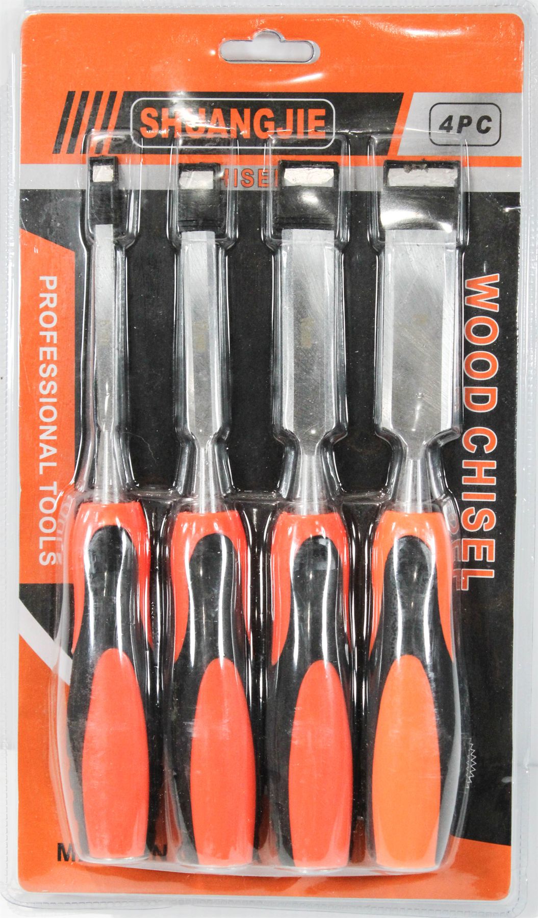 4 PIECE WOOD CHISEL SET