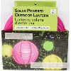 Image 1 : PINK 10" OUT DOOR SOLAR POWERED LANTERN