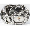 Image 1 : TWO 14" DIVIDED FOOD TRAYS