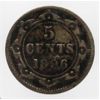 Image 1 : 1896 NEWFOUNDLAND SILVER 5 CENT COIN