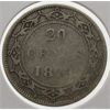 Image 1 : 1873 NEWFOUNDLAND SILVER 20 CENT COIN