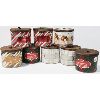 Image 1 : 8 CLAIR DE LUNE HOLIDAY SCENTED CANDLES