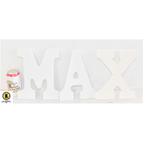 WOOD LETTERS SET OF 3 M A X 9 X 8 wood-letters-set-of-3-m-a-x-9-x-8