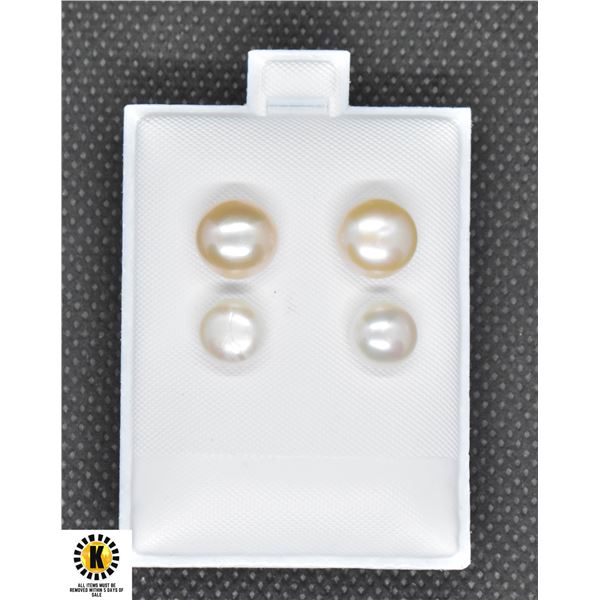 #204-NATURAL AKOYA PEARL STUD EARRING