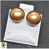 Image 1 : #220-NATURAL AKOYA PEARL STUD EARRING