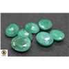 Image 1 : #56-GENUINE GREEN JADEITED GEMSTONE 56.75 CT