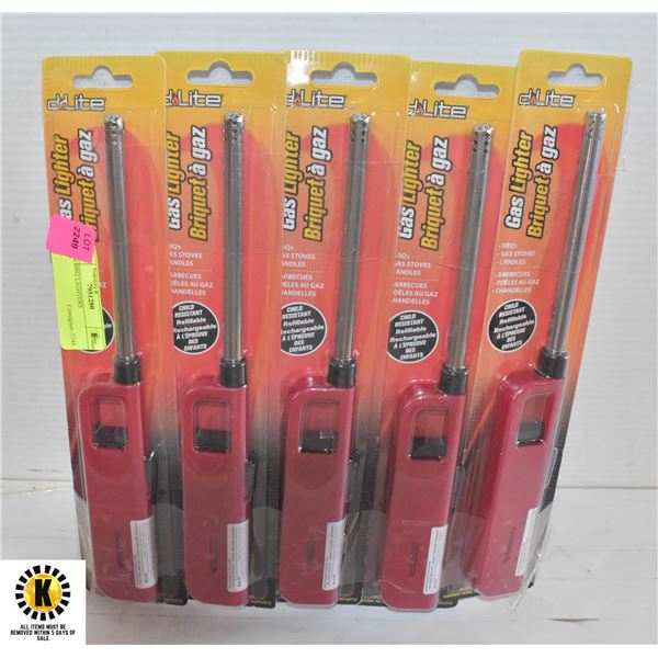 5 GAS BBQ LIGHTERS