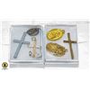 Image 1 : 2 BOXES WITH ROSARIES, CROSSES, & MEDALLIONS