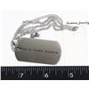 Image 1 : NEW STAINLESS STEEL DOG TAG WITH MESSAGE PROVE