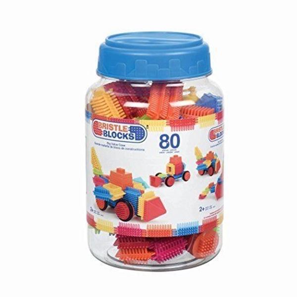 CONTAINER OF 80 NEW BRISTLE BLOCKS