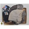 Image 1 : FLAT OF NEW TOQUES & TRAPPER HATS