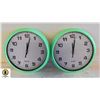 Image 1 : FLAT OF TWO WALL CLOCKS