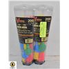 Image 1 : 2 PACKS OF ASSORTED ZIP TIES