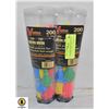 Image 1 : 2 PACKS OF ASSORTED ZIP TIES