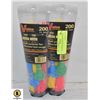 Image 1 : 2 PACKS OF ASSORTED ZIP TIES