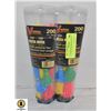 Image 1 : 2 PACKS OF ASSORTED ZIP TIES