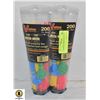 Image 1 : 2 PACKS OF ASSORTED ZIP TIES