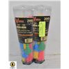 Image 1 : 2 PACKS OF ASSORTED ZIP TIES