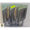 3 PACKS OF 2 KITCHEN KNIFES