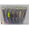 6 KITCHEN KNIFES,WIDE KNIFE