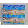 Image 1 : 4 PACKS OF KIDS COLOURED CHALK,WASHABLE