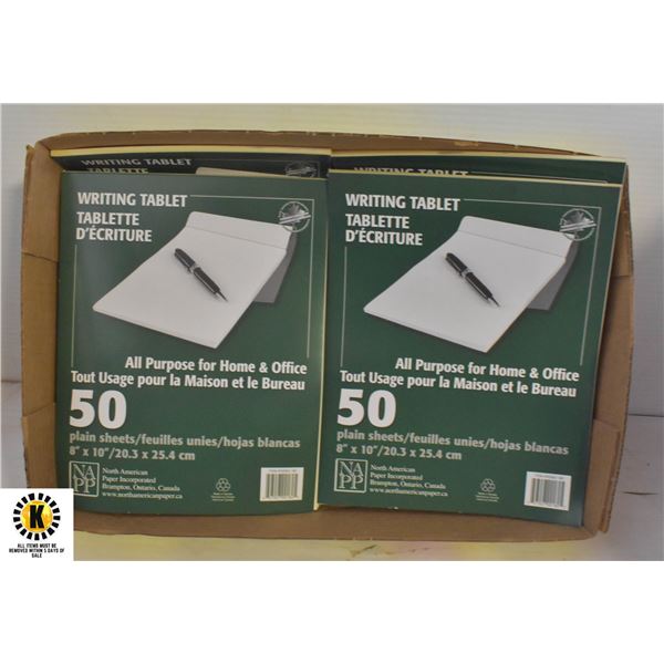 FLAT OF WRITING NOTE PADS