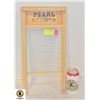Image 1 : ANTIQUE "PEARL" WASHBOARD